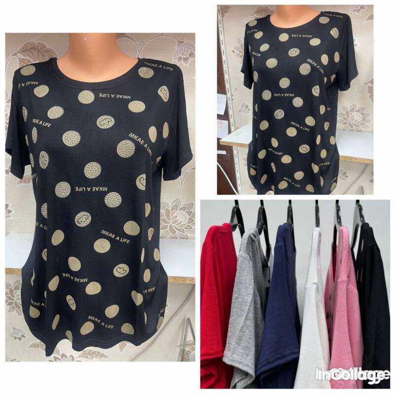 Bluzki damskie Roz L-3XL, Mix Kolor Paczka 12 szt
